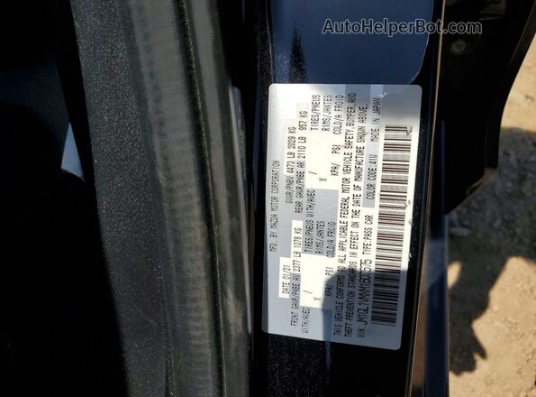 JM1GL1VMXM1607675 2021 MAZDA 6 Black Вид підкапотного простору
