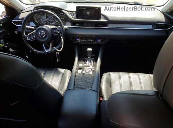 JM1GL1VMXM1607675 2021 MAZDA 6 Black Вид панелі приладів