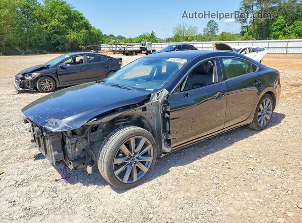 JM1GL1VMXM1607675 2021 MAZDA 6 Black Передня ліва чверть