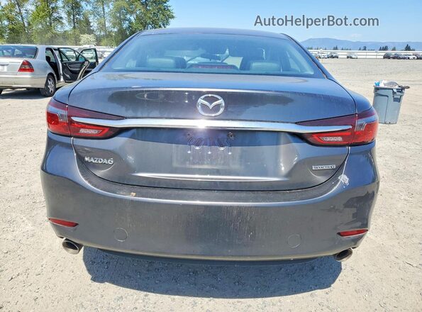 JM1GL1VMXM1608129 2021 MAZDA 6 Gray Rear view