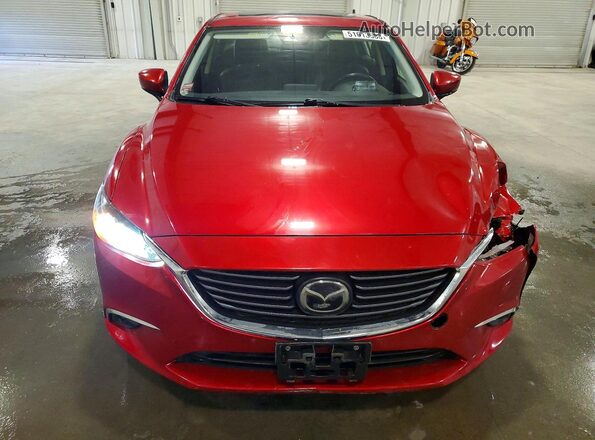 JM1GL1W52H1126803 2017 MAZDA 6 Красный Вид спереди