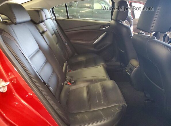 JM1GL1W52H1126803 2017 MAZDA 6 Красный Вид задних сидений