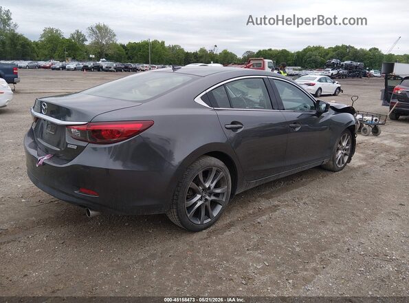 JM1GL1W55H1138184 2017 MAZDA 6 Серый Задняя правая четверть
