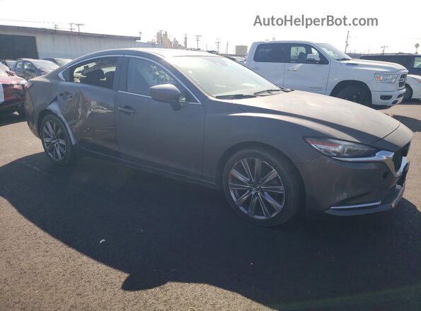 JM1GL1WY3K1505987 2019 MAZDA 6 Серый Передняя правая четверть