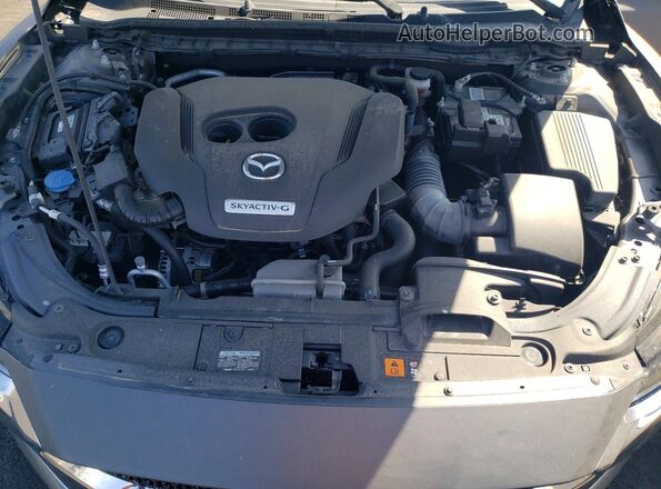 JM1GL1WY3K1505987 2019 MAZDA 6 Серый Вид задней части салона