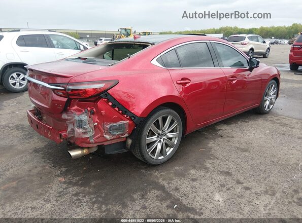 JM1GL1WY4M1610699 2021 MAZDA 6 Красный Задняя правая четверть