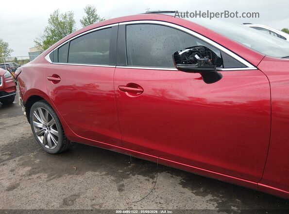 JM1GL1WY4M1610699 2021 MAZDA 6 Красный Вид задней части салона