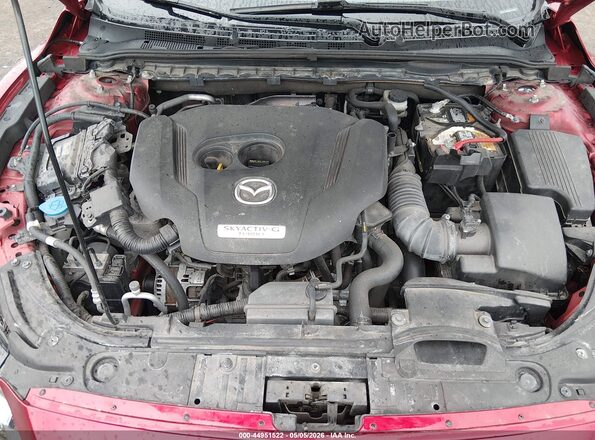 JM1GL1WY4M1610699 2021 MAZDA 6 Красный Вид сзади