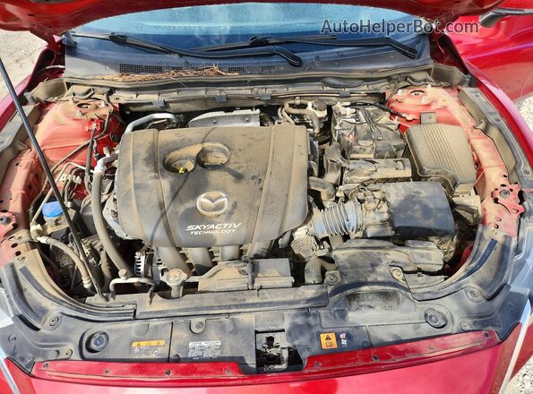 JM1GL1X51H1133014 2017 MAZDA 6 Красный Вид задней части салона