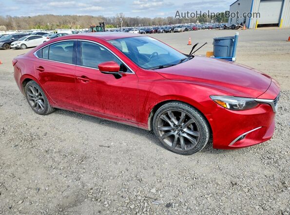 JM1GL1X51H1133014 2017 MAZDA 6 Красный Передняя правая четверть