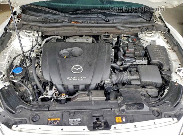 JM1GL1X54H1111038 2017 MAZDA 6 Белый Вид задней части салона