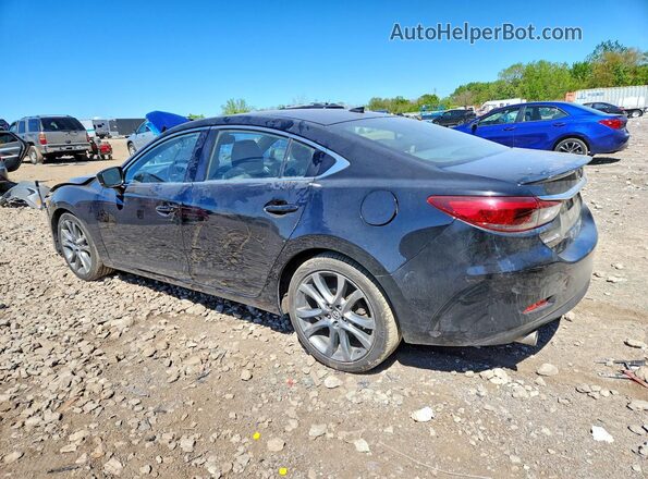 JM1GL1X5XH1154766 2017 MAZDA 6 Черный Задняя левая четверть