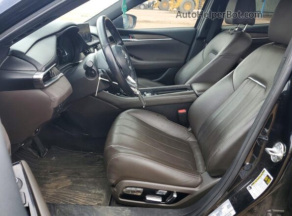 JM1GL1XY2J1323064 2018 MAZDA 6 Черный Вид салона спереди