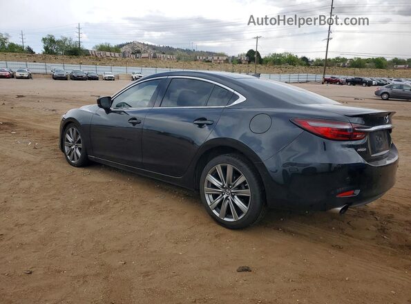JM1GL1XY2J1323064 2018 MAZDA 6 Черный Задняя левая четверть