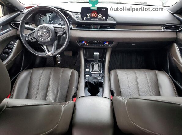 JM1GL1XY2J1323064 2018 MAZDA 6 Черный Вид панели приборов