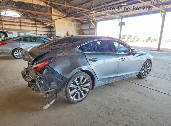 JM1GL1XY5L1515615 2020 MAZDA 6 Серый Задняя правая четверть