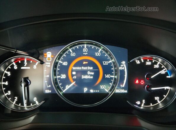 JM1GL1XY5L1515615 2020 MAZDA 6 Серый Вид щитка приборов