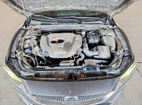 JM1GL1XY5L1515615 2020 MAZDA 6 Серый Вид задней части салона