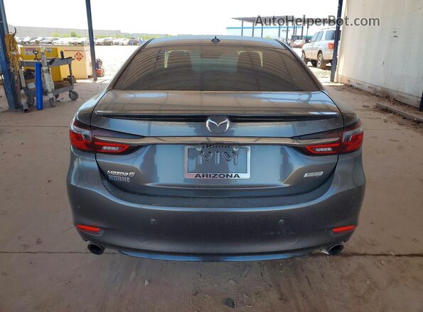 JM1GL1XYXJ1305072 2018 MAZDA 6 Серый Вид сзади