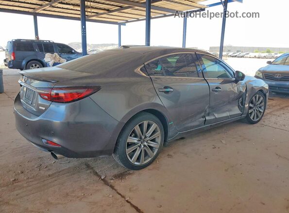 JM1GL1XYXJ1305072 2018 MAZDA 6 Серый Задняя правая четверть