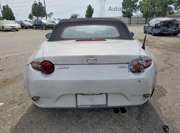 JM1NDAB74G0109243 2016 MAZDA MX-5 Silver Вид ззаду
