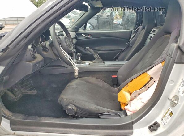 JM1NDAB74G0109243 2016 MAZDA MX-5 Silver Вид салону спереду