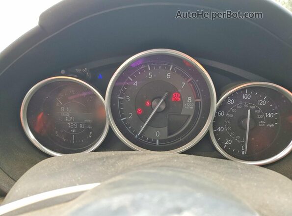 JM1NDAB74G0109243 2016 MAZDA MX-5 Silver Вид щитка приладів