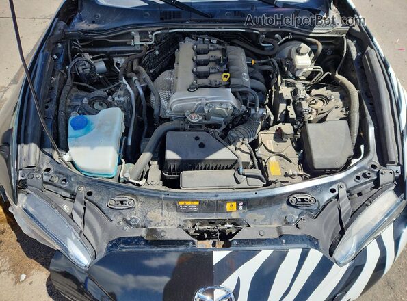 JM1NDAB77M0458988 2021 MAZDA MX-5 Black უკანა სალონის ხედი