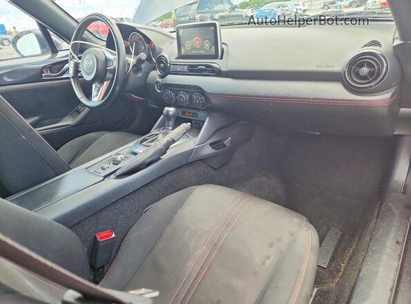 JM1NDAC72G0103729 2016 MAZDA MX-5 Charcoal წინა პანელის ხედი