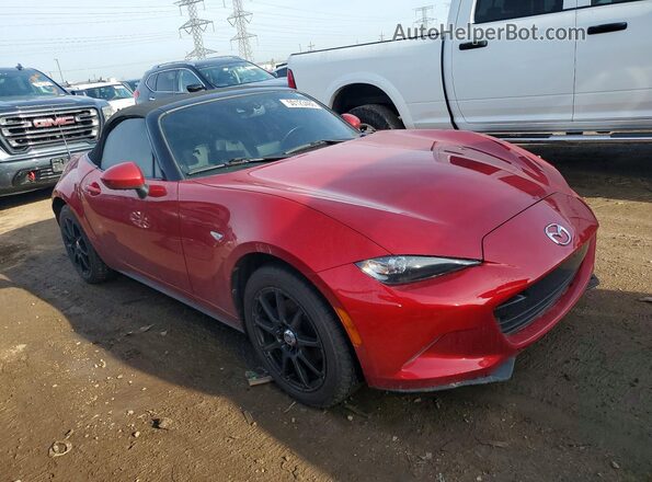 JM1NDAD70H0122991 2017 MAZDA MX-5 Red Delantero derecho