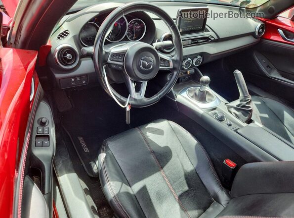 JM1NDAD71G0109973 2016 MAZDA MX-5 Красный Вид панели приборов