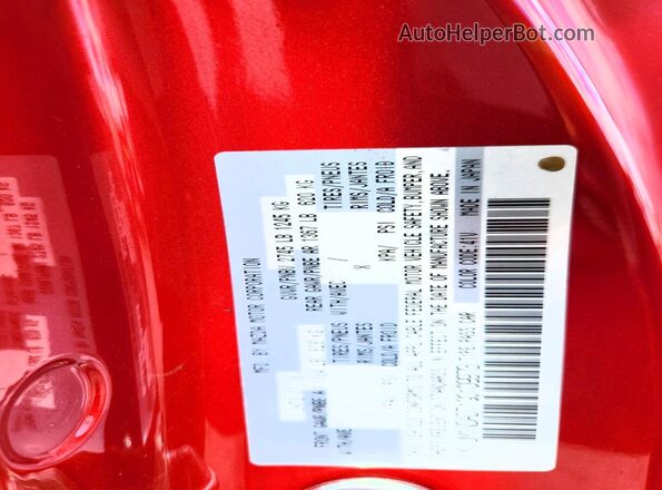 JM1NDAD71G0109973 2016 MAZDA MX-5 Красный Вид подкапотного пространства