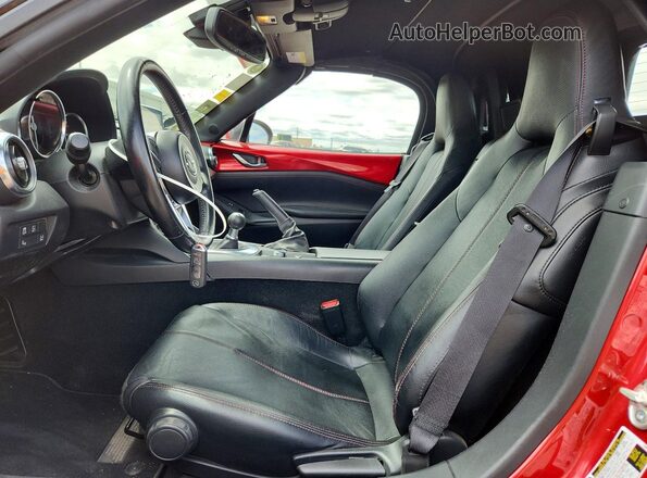 JM1NDAD71G0109973 2016 MAZDA MX-5 Красный Вид салона спереди