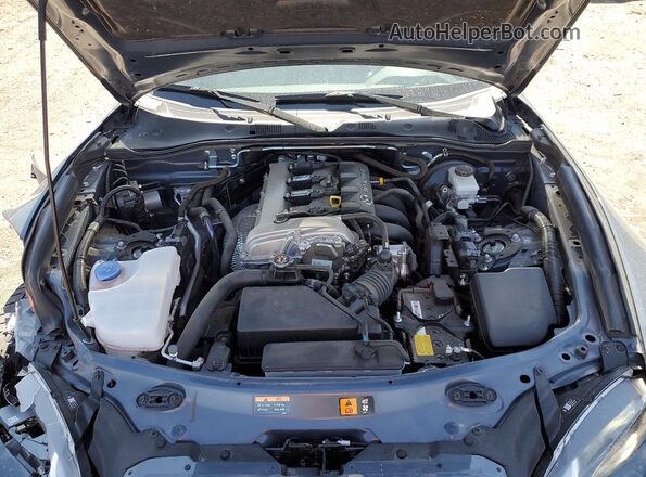 JM1NDAD76M0454850 2021 MAZDA MX-5 Gray Widok wnętrza z tyłu