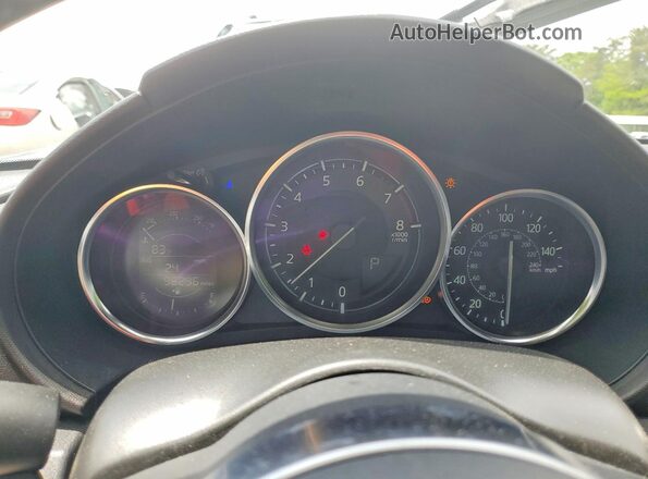 JM1NDAD77J0200401 2018 MAZDA MX-5 Черный Вид щитка приборов