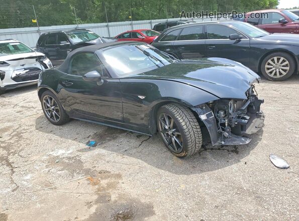 JM1NDAD77J0200401 2018 MAZDA MX-5 Черный Передняя правая четверть