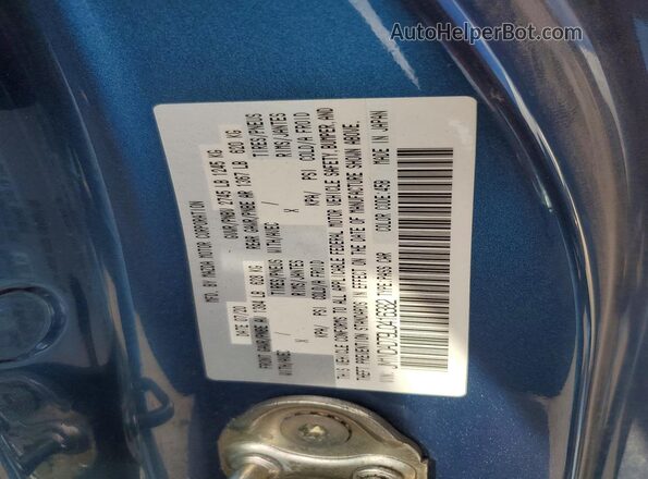JM1NDAD79L0416382 2020 MAZDA MX-5 Синий Вид подкапотного пространства