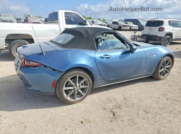 JM1NDAD79L0416382 2020 MAZDA MX-5 Синий Задняя правая четверть