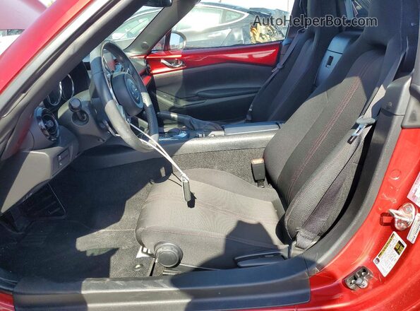 JM1NDAL71J0203537 2018 MAZDA MX-5 Burgundy Vista interior delantera
