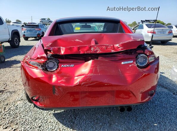 JM1NDAL71J0203537 2018 MAZDA MX-5 Burgundy Vista trasera