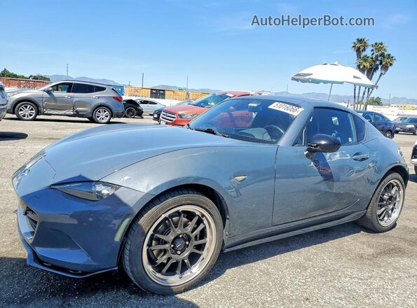 JM1NDAL73M0459912 2021 MAZDA MX-5 Серый Передняя левая четверть