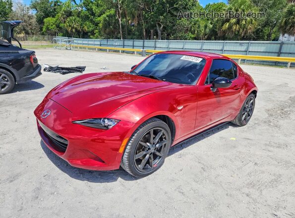JM1NDAL77H0105140 2017 MAZDA MX-5 Красный Передняя левая четверть