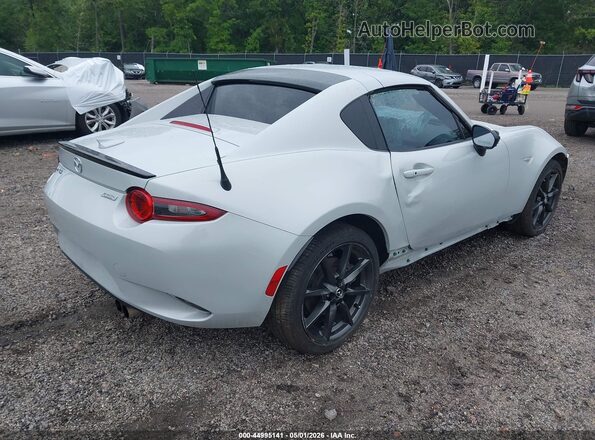 JM1NDAL78H0100593 2017 MAZDA MX-5 MIATA RF Белый Задняя правая четверть