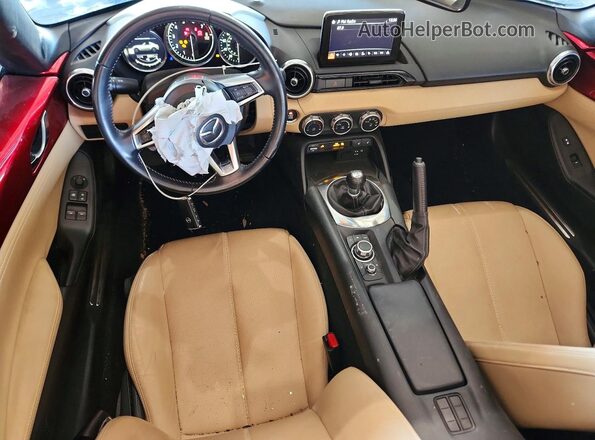 JM1NDAM72L0416546 2020 MAZDA MX-5 Burgundy Widok deski rozdzielczej