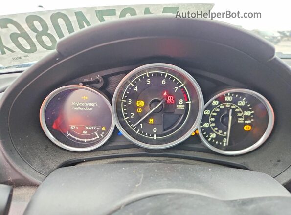 JM1NDAM73K0302571 2019 MAZDA MX-5 Blue Vista del cuadro de instrumentos