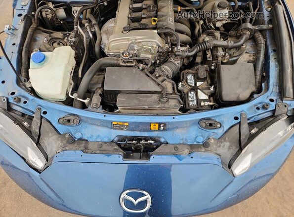 JM1NDAM73K0302571 2019 MAZDA MX-5 Blue Vista interior trasera