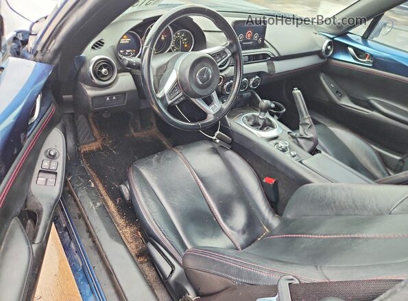 JM1NDAM73K0302571 2019 MAZDA MX-5 Blue Vista del salpicadero