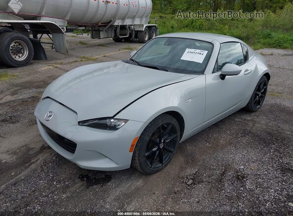 JM1NDAM74J0205944 2018 MAZDA MX-5 MIATA RF Gray Przód lewy