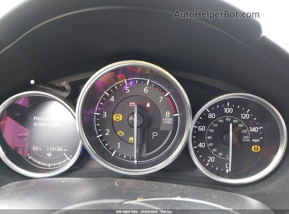 JM1NDAM74J0205944 2018 MAZDA MX-5 MIATA RF Gray Widok tylnych siedzeń