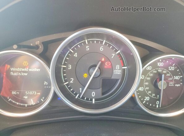 JM1NDAM75M0460199 2021 MAZDA MX-5 Blue Instrument cluster view